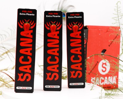 SACANA EXTRA WÜRZIGE Extra Heiße PIRI-PIRI-SAUCE aus Portugal 3 x 75 ml