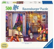 NEW Ravensburger 500 XXL Pieces Jigsaw Puzzle 12 Ages Cozy Bathroom