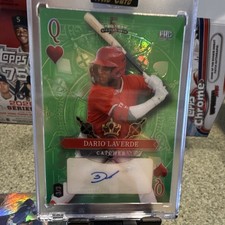 Wild Card Stacked Deck Dario Laverde Autograph Serial #SDHH-DLA Baseball 2024