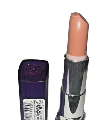 RIMMEL London Moisture Renew Lipstick 700 NUDE DELIGHT Peachy Nude, nicked tip