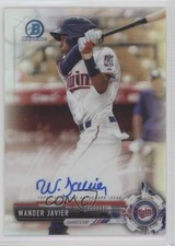 2017 Bowman Chrome Prospect Refractor 182/499 Wander Javier #CPA-WJ Auto 0l2