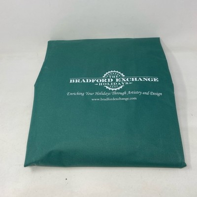 Bradford Exchange Thomas Kinkade Pull-Up Tree Storage Bag - Green, 32'' Diameter
