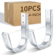 10 Pcs 4" Wall Mount J-Hooks,Galvanized Steel Cable Support J Hook,Heavy Duty...