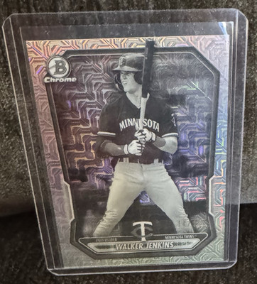 2026 Bowman  Walker Jenkins BLACK AND WHITE Mojo Refractor /15 #BCP-98 SSP