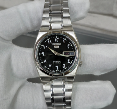 Seiko 5 Arabic Dial SNK063J5 Stainless Steel Automatic Men's Watch