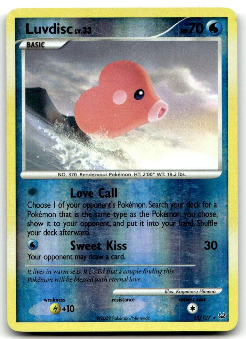 Luvdisc 35/127 Platinum Rare Reverse Holo LP