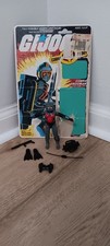 Gi Joe Arah 1985 Cobra Eels With Full Uncut Cardback