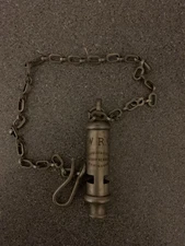 WRC ( West Riding Constabulary ) Police Whistle & Chain by Dowler Working