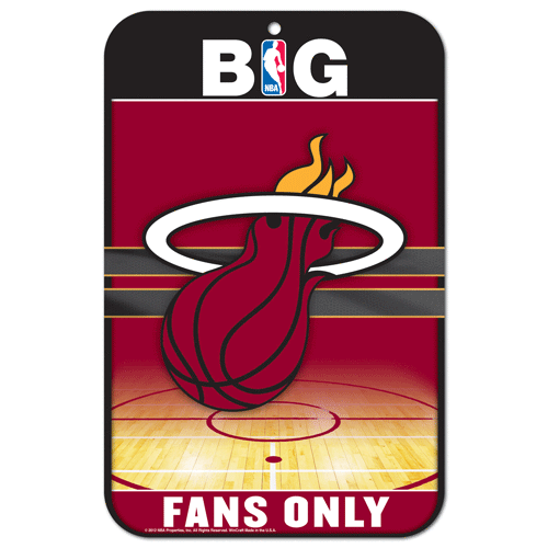 Miami Heat Locker Room Sign 11"x17" - Picture 1 of 1