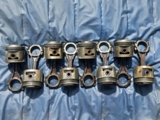 1963-1965 Buick 401 Nailhead Pistons Connecting Rods Std Sold For Parts Only 1963-1965 Buick 401 Nailhead Pistons Connecting Rods Std Sold For Parts Only