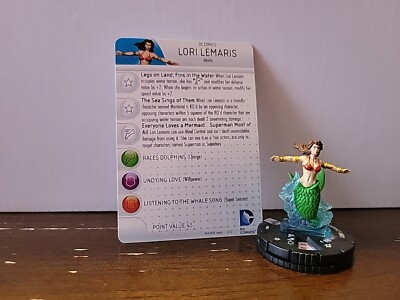 LORI LEMARIS #042 Superman Wonder Woman DC HeroClix Rare