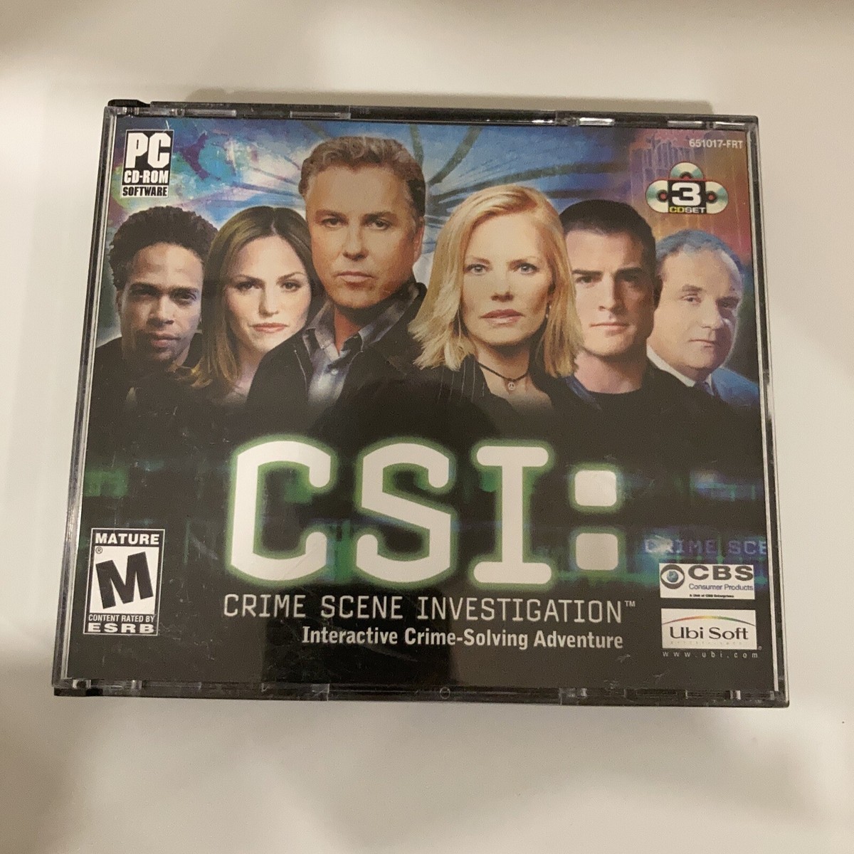 PC CD-ROM GAME CSI CRIME SCENE INVESTIGATION 3 DISC COMPLETE GAME