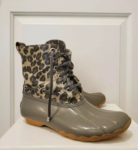 sperry leopard boots