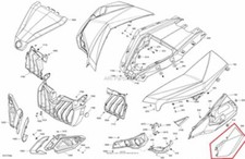 NEW OEM CAN-AM MAVERICK XC 1000 FRONT LEFT COVER WHITE