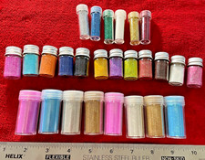 Glitter Assortment; 26 Pieces; Scrapbooking  Paper Crafts; New; Original Owner