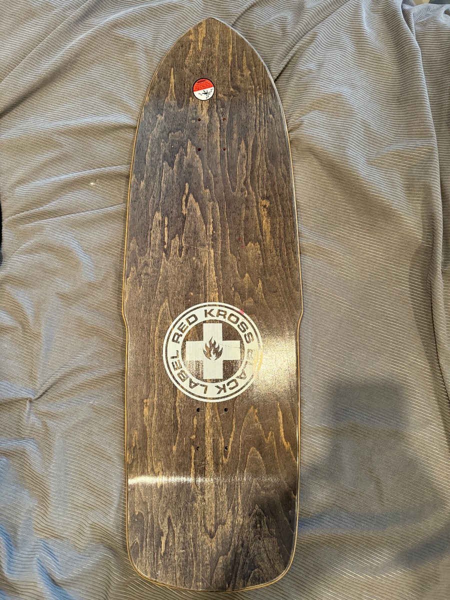 Black Label Red Kross Steve Olson Land Skark Striped Black/White