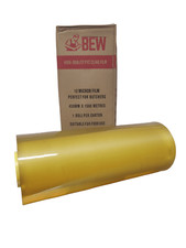 18'' Clear PVC Meat Food Wrap 450mm x 1500m Per Roll - Catering Cling Film