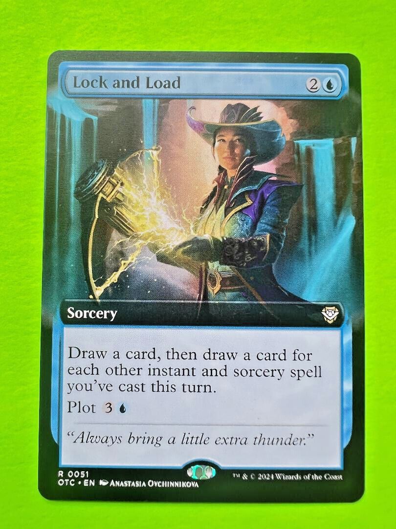 MTG Outlaws of Thunder Junction - Lock and Load - Extended Art 0051 | eBay MTG Outlaws of Thunder Junction - Lock and Load - Extended Art 0051 | eBay