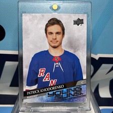 2020-21 Upper Deck #709, PATRICK KHODORENKO RC YG 🔥🔥🔥 Young Guns Rookie
