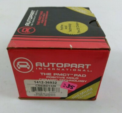 FITS AUTOPART INTERNATIONAL1412-36932 Disc Brake Pad Set Premium Ceramic SEALED