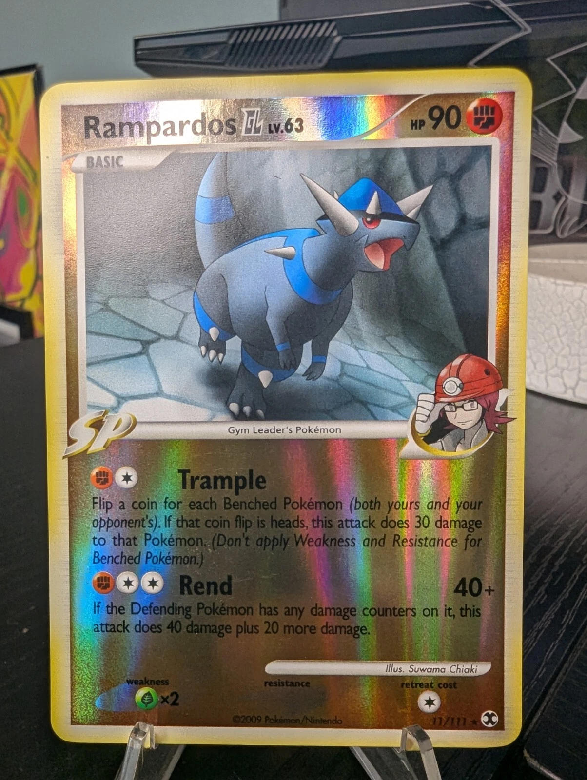Rampardos GL 11/111 Rising Rivals Reverse Holo LP