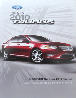 2010 New Ford Taurus USA Prospekt Brochure, 8 Seiten