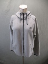 NIKE Size M Womens Cotton Blend Full Zip Drawstring Pocket Athletic Jacket 108
