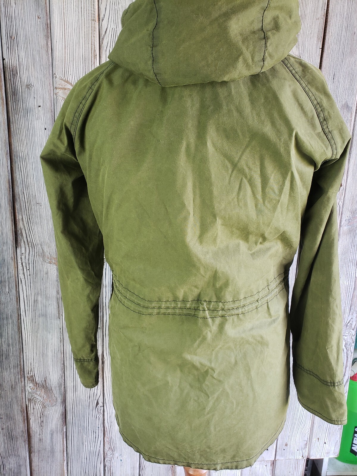 Women's Waxed Barbour South Shields Beacon Brand Parka Jacket Size uk10