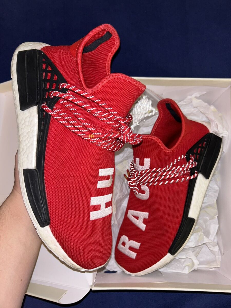 Adidas Pharrell Williams NMD Human Race Red Scarlet Size US Adidas Pharrell Williams NMD Human Race Red Scarlet Size US
