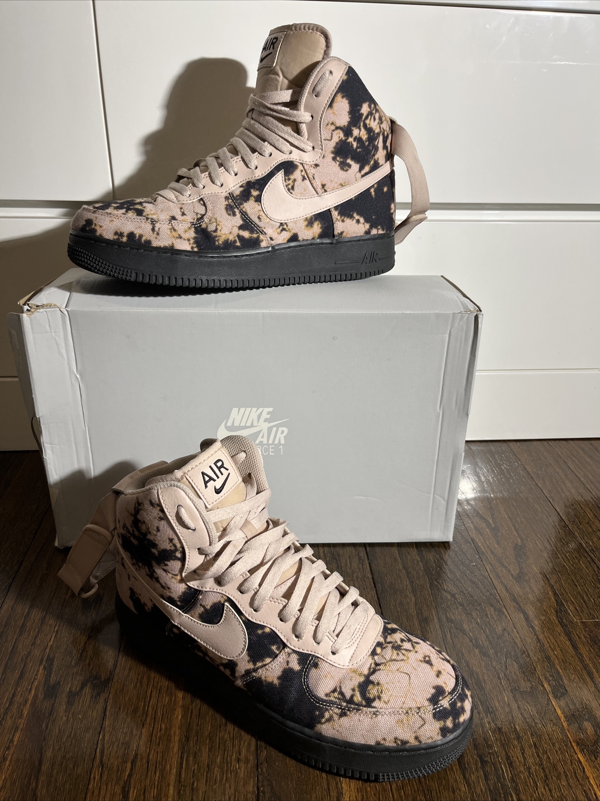 nike air force 1 high acid wash
