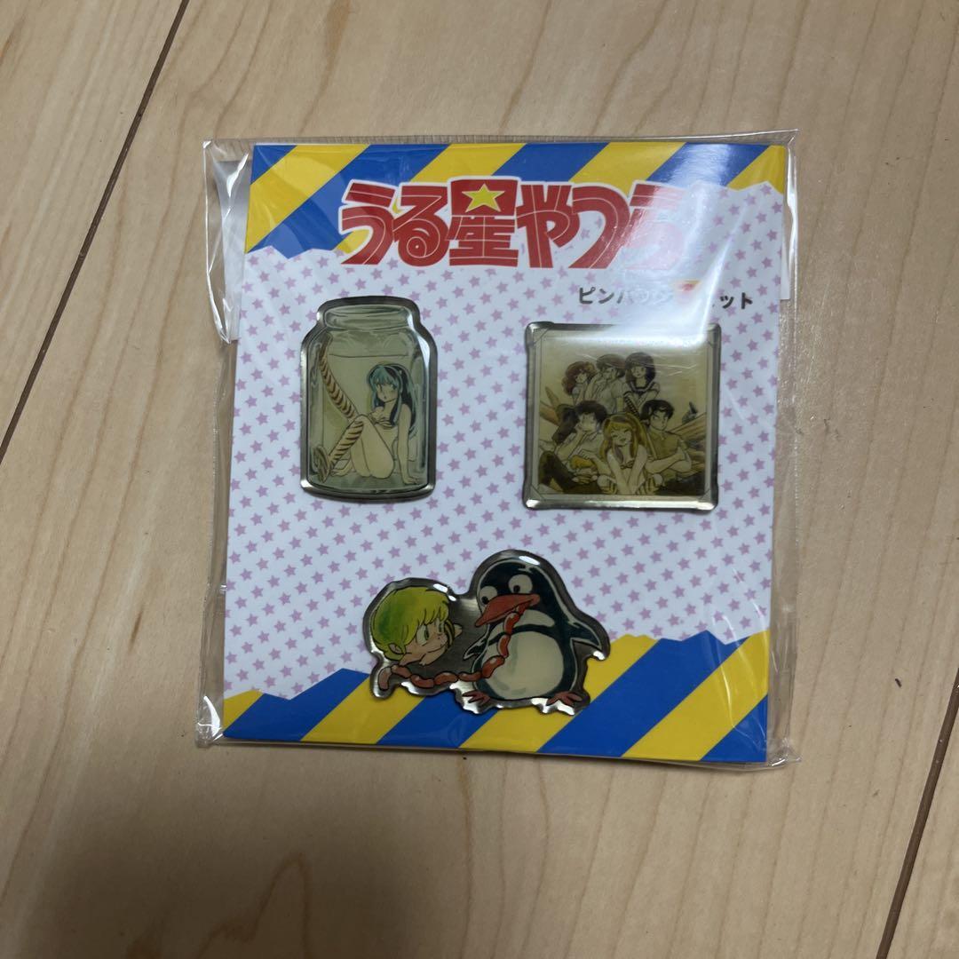 Urusei Yatsura Character Metal Pin Badge Set of 3 1.57 Each New