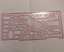  Soviet Army Officer Ruler Comandir Military Maps Mark Slide USSR Russian 