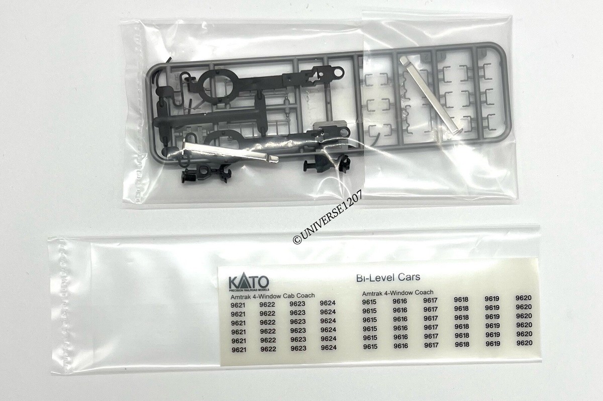 KATO HO 35-6031 アムトラック バイレベル客車 4窓コーチ HO Kato 35-6031 Pullman Bi-Level 4-Window Coach Amtrak NIB
