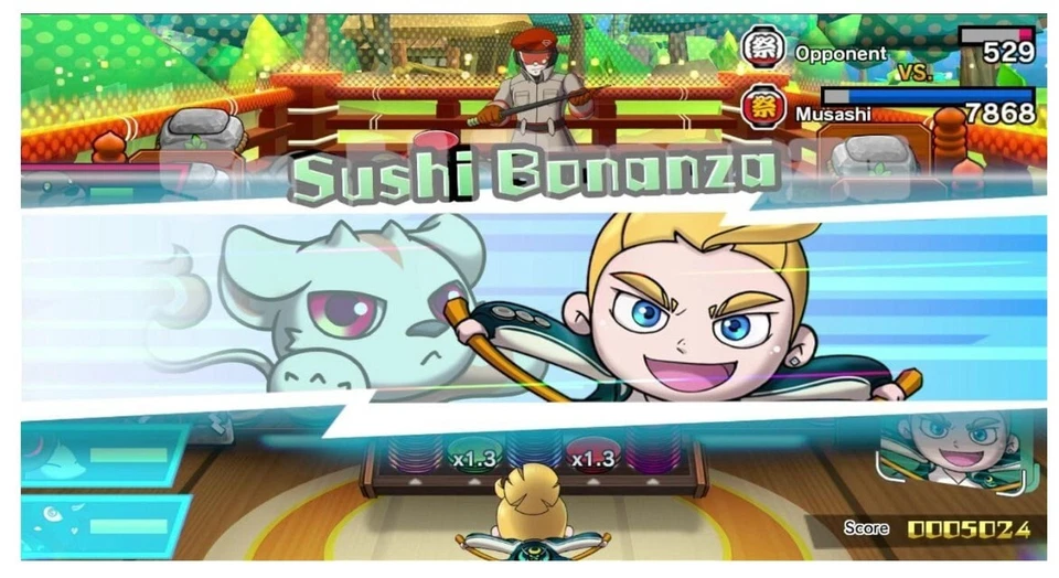Sushi Striker: The Way Of Sushido (Nintendo Switch, 2018), foto 3 de 4