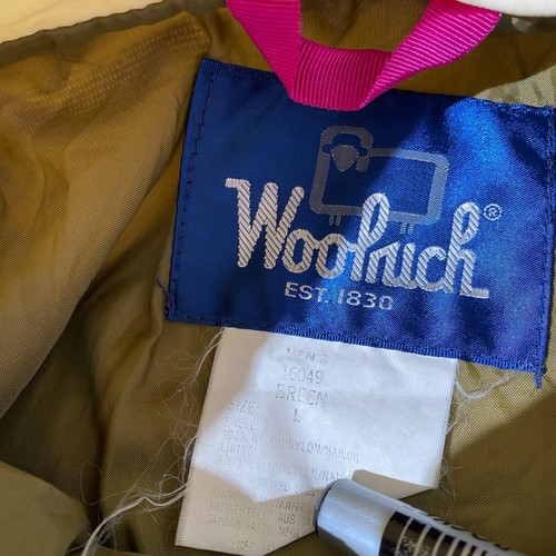 VINTAGE Woolrich Jacket Womens XL 16 18 Green Blue Sigmet Gear 90s Bomber Hiking - Picture 11 of 15