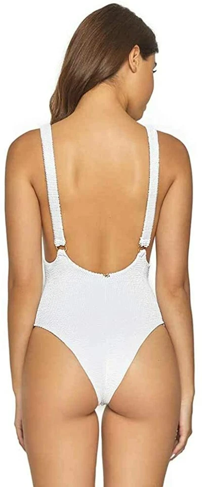 PilyQ REEF Hailey Low Scoop Back One Piece Swimsuit, US Small - Image 3 of 4
