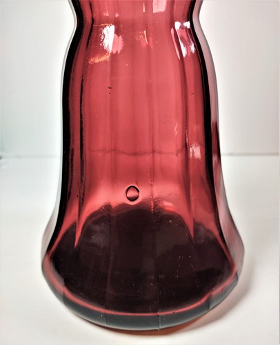 Paar Vintage Rossini Empoli Amethyst Tafelglas Genie Flaschen EUC - Bild 21 von 24