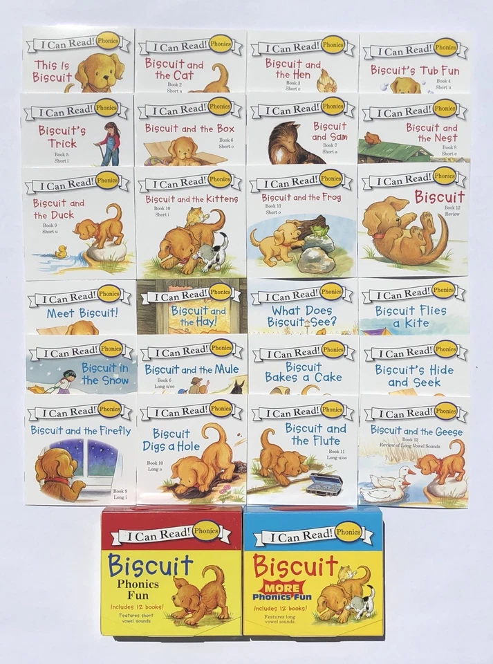Biscuit I Can Read Phonics Kids Books Lot 24 Foto 2 de 4