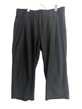 Xersion Women's Mid-rise Leggings stretch Black Workout Capris sz 1X EUC