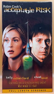 Acceptable Risk VHS 2001 Chad Lowe **PROMO SCREENER** **Buy 2 Get 1 Free**