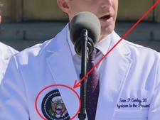 Costume De Fête D'Halloween Avec Patch Velkrö-Hook: Sceau Présidentiel 3,5"