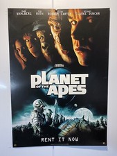 Planet Of The Apes. Mark Wahlberg. Tim Roth. Original UK Video Poster.