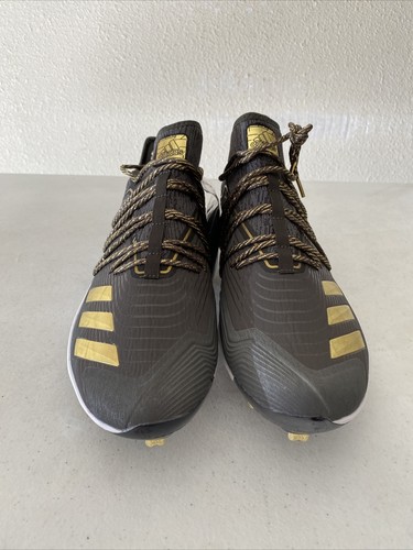 Adidas Adizero Afterburner Grail Baseball Cleats Gold Metallic Size 13.5 FU7544 - Picture 4 of 7