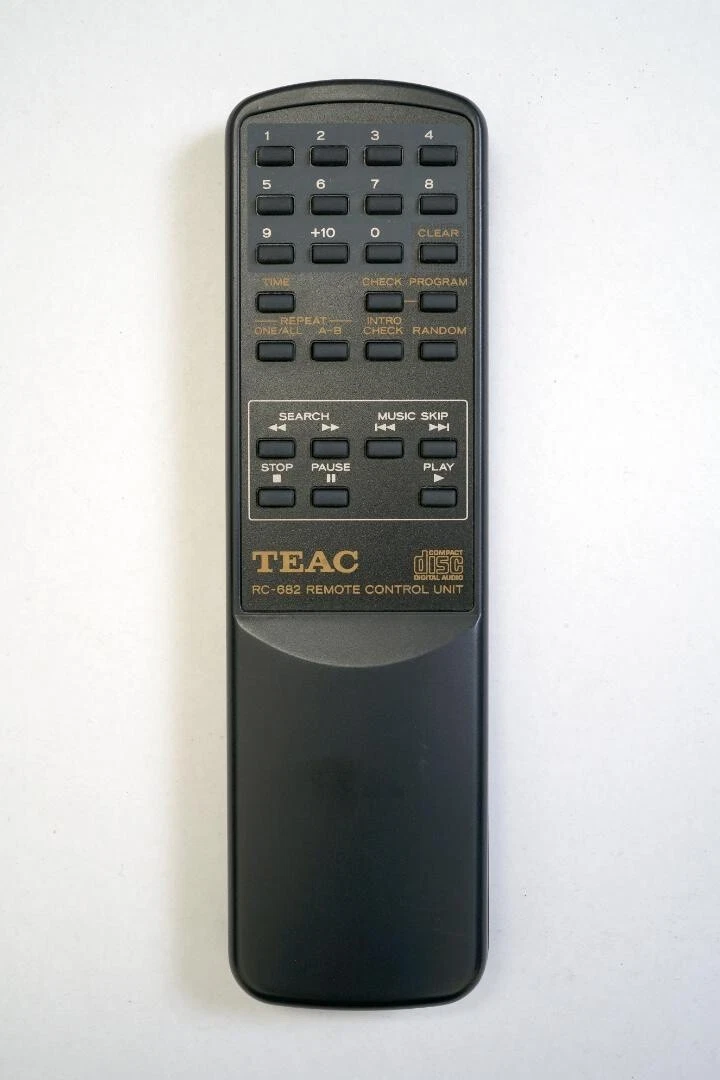 TEAC Remote Controller RC-682 for CD Player CD-P1820