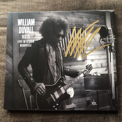 WILLIAM DUVALL Autographed LIVE NASHVILLE 11-12-21 CD Alice In Chains Signed