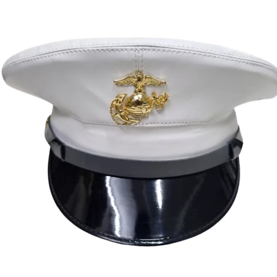 USMC US Marine Corps Dress Blue white enlisted frame hat cover | eBay USMC US Marine Corps Dress Blue white enlisted frame hat cover | eBay