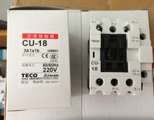 NEW TECO CU-18-3A1A1B-220V AC Contactor
