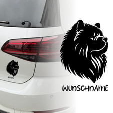 Auto Aufkleber | Chow Chow | Hund Dog | Personalisiert Wunschname Sticker 304