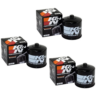 Filtre Kit 3 Pièce K&N KN-202 pour Honda CBR CBX VF VFR XLV Kawasaki En GPZ VN - Photo 1/4