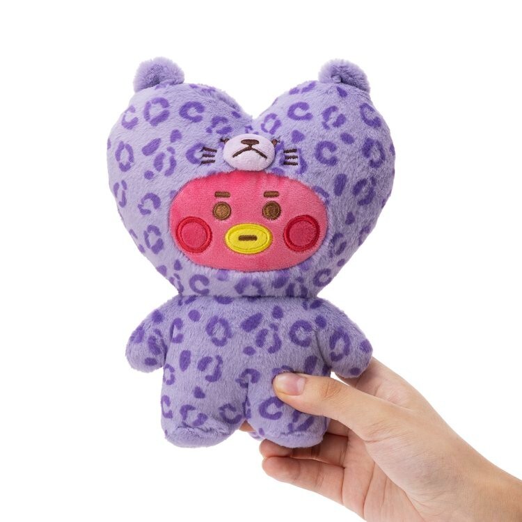 BTS BT21 Leopard ver, Little Friends Plush Toy Doll TATA